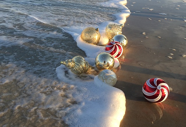 Christmas Decorations on the BEach